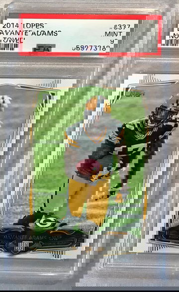 Davante Adams Rookie 2014 Topps #337 - PSA 9 Mint - Green Bay Packers