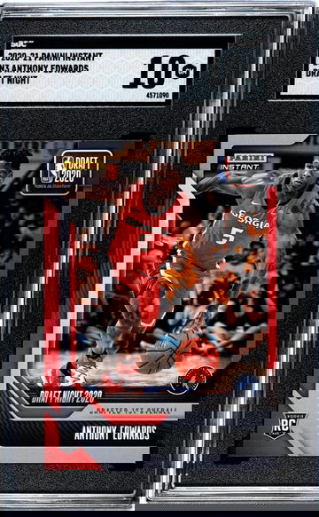 2020-21 Panini Instant Draft Night Anthony Edwards #DN3 RC /2207 SGC 10