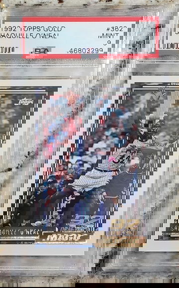 1992 Topps GOLD SHAQUILLE O'NEAL PSA 9