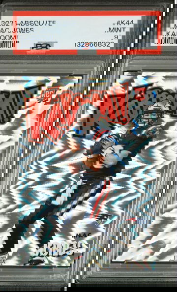 PSA 9 Mac Jones 2021 Kaboom Rookie RC SSP