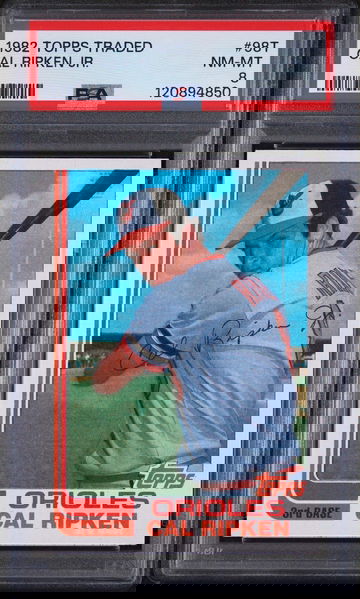 1982 Topps Traded Cal Ripken #98T PSA 8