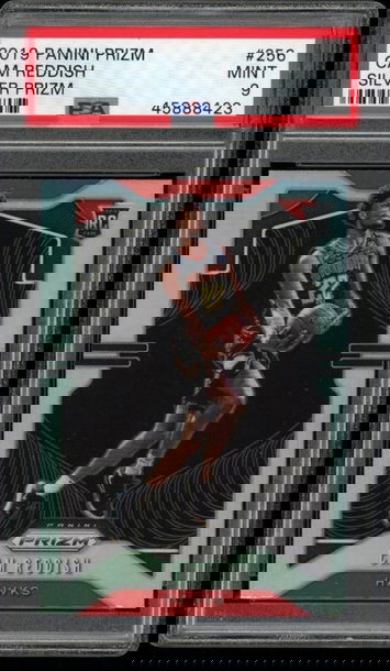 2019 Panini Prizm Cam Reddish Silver PSA 9