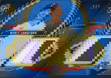 2024 Topps Triple Threads Rookie Team Relics Wyatt Langford #RTR-WL RC Patch /3