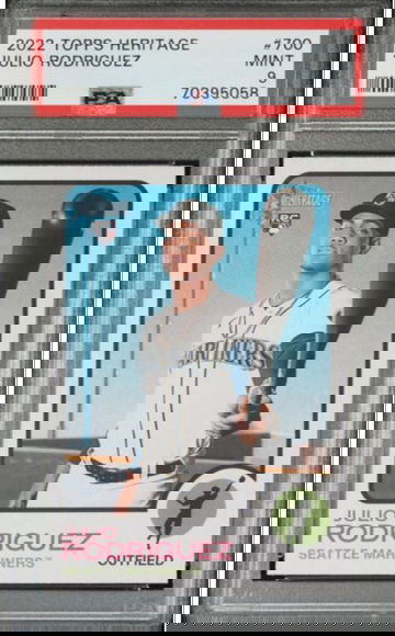 2022 Topps Heritage #700 Julio Rodriguez RC PSA 9
