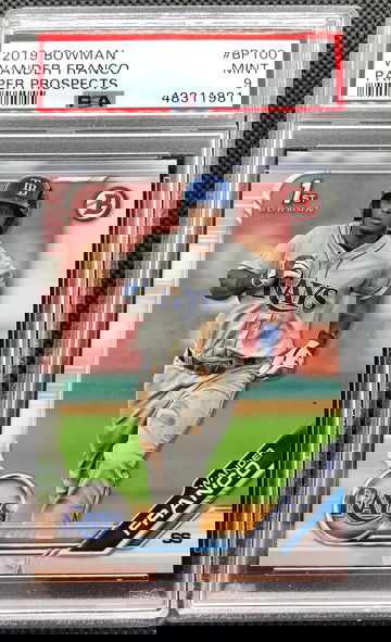 2019 Bowman Wander Franco 1st Bowman rc psa 9