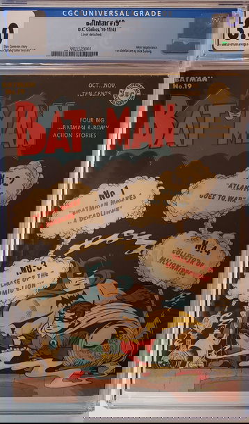 Batman#19 CGC 3.0 Golden Age Joker Appearance 