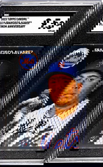 2023 Topps Chrome Platinum Anniversary #110 Francisco Alvarez SGC 9.5