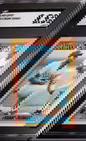 1990 Topps #414 Frank Thomas RC SGC 8.5 NM-MT+