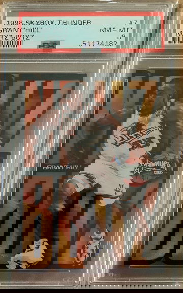 1998 Skybox Thunder Noyz Boyz Grant Hill PSA 8 NM-MT