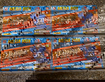 2021 Prestige Football Mega Box 4 Box Lot 