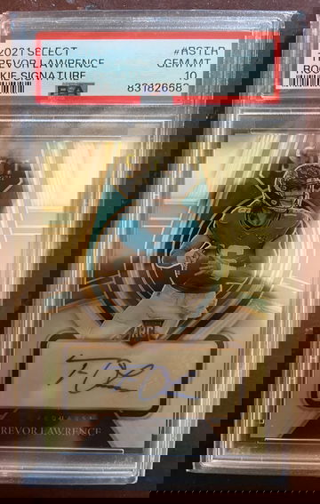 Trevor Lawrence 2021 Select Rookie Signatures Auto /49 Psa 10