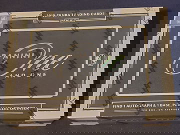 2019-2020 PANINI ONE AND ONE BASKETBALL HOBBY BOX