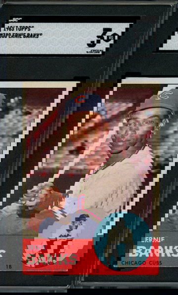 1963 Topps Ernie Banks #380 SGC VG 3