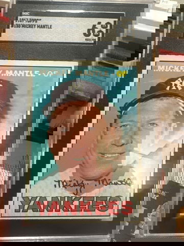 1967 TOPPS MICKEY MANTLE #150 SGC 6 CENTERED 