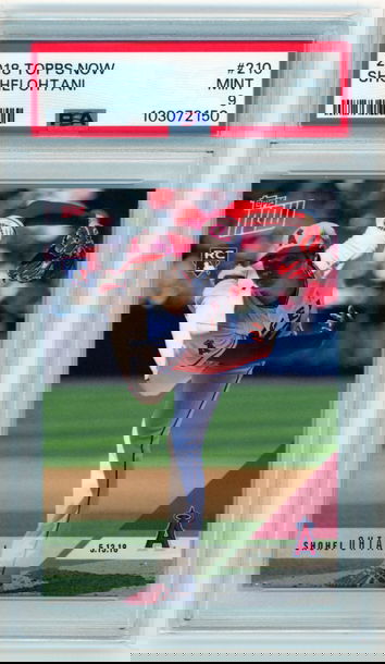 2018 Topps Now #210 Shohei Ohtani PSA 9 MINT!