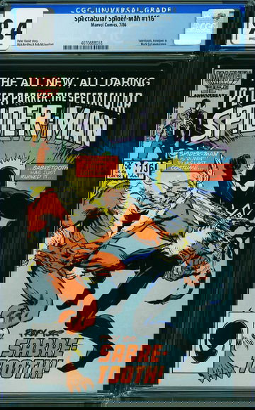 SPECTACULAR SPIDER-MAN #116, CGC 9.4 NM