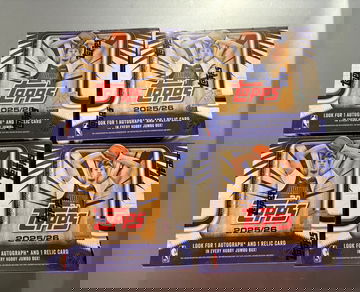 2025-26 Topps Basketball Jumbo Boxes x 4 Cooper Flagg