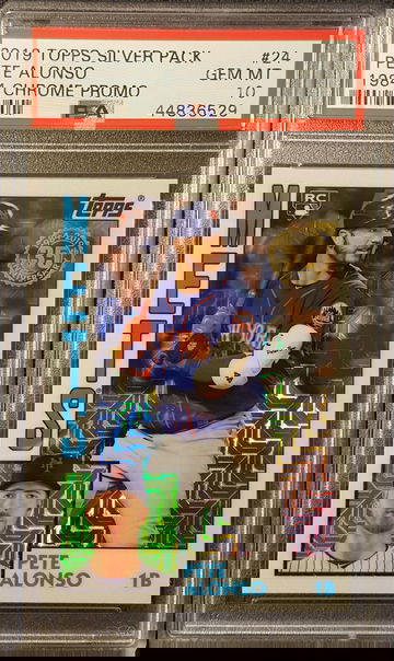 2019 Topps Silver Pack Pete Alonso PSA 10 Rookie