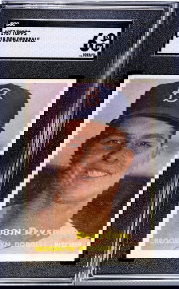 1957 Topps #18 Don Drysdale SGC 6