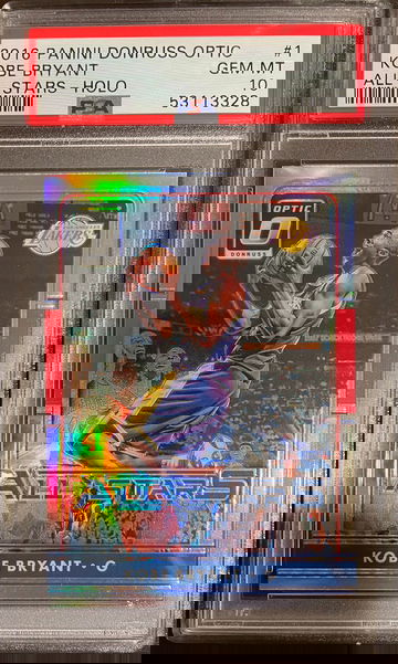 2016 Panini OPTIC HOLO PRIZM Kobe Bryant All Stars PSA 10 #1