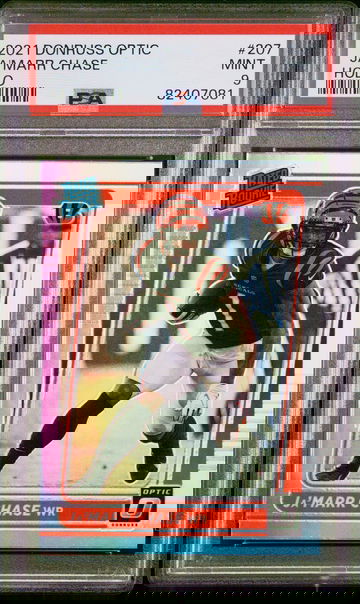 2021 Panini Donruss Optic Jamarr Chase Holo PSA 9