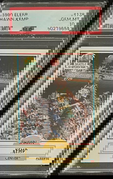 1990 Fleer Shawn Kemp PSA 10 Gem-Mint
