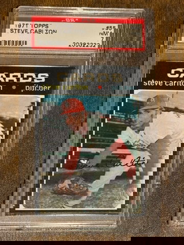 1971 Topps Steve Carlton HOF PSA 7 St. Louis Cardinals