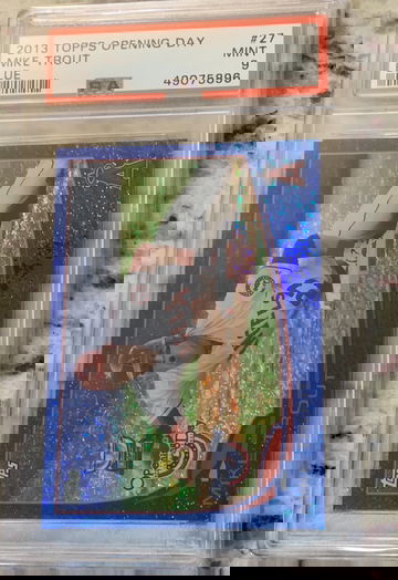 2013 Topps Mike trout opening day blue psa 9 /2013