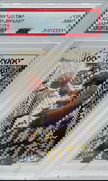 1997 Ultra Jam City #18 Kobe Bryant PSA 9 MINT Los Angeles Lakers