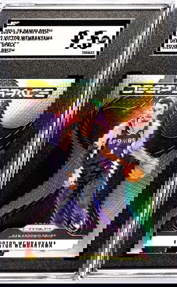 2024-25 Panini Prizm #2 Victor Wembanyama Deep Space Silver Prizm SGC 9.5