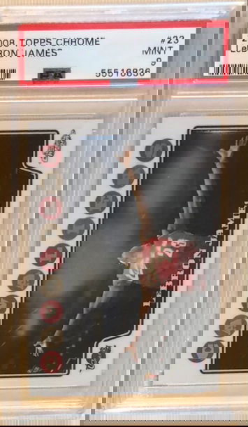 2008 Topps Chrome #23 Lebron James PSA 9