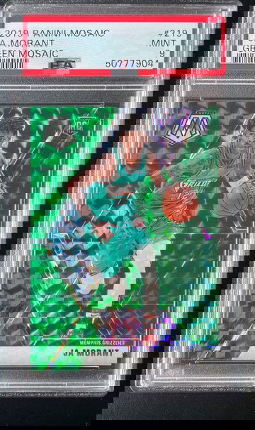 2019 Mosaic Ja Morant Green PSA 9
