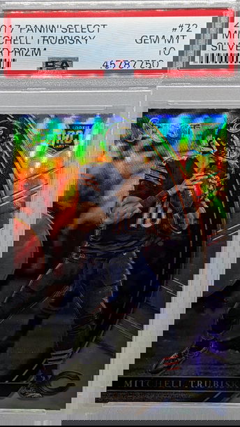 Mitchell Trubisky 2017 Select Silver Prizm PSA 10 #72