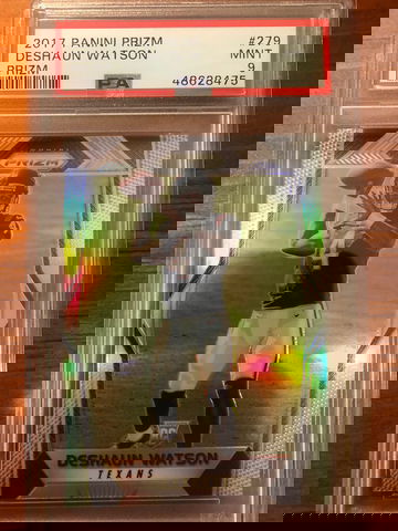 2017 Panini Prizm DeShaun Watson Silver RC PSA 9