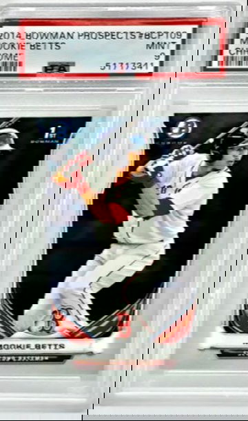 MINT 9 2014 Bowman Chrome Prospects BCP109 Mookie Betts 