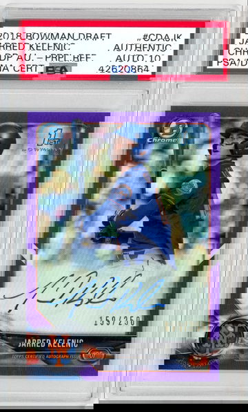 2018 Bowman Draft Jarred Kelenic Purple Auto