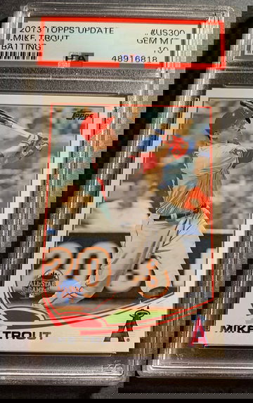 Mike Trout 2013 Topps Update PSA 10