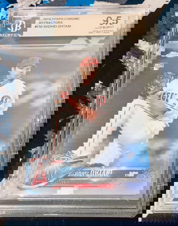 2018 Topps Chrome Shohei Ohtani Rookie Refractor Silver SP BGS9.5 (HK)