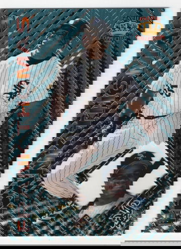 1997 PACIFIC COLLECTION CROWN BLUE FRANK THOMAS # 22 HOF