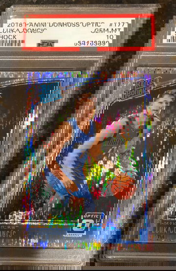 2018 Panini Donruss Optic Shock Luka Doncic PSA 10