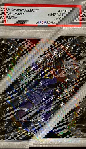 2018 Select Lebron James Zebra Prizm PSA 10! 🔥