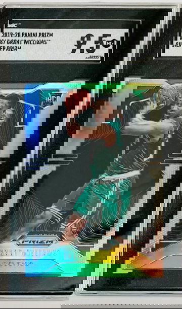 Grant Williams 2019-20 Panini Prizm Silver Refractor Rookie Card RC #267 SGC 9.5 MINT+ Boston Celtics