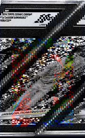 2024 Topps Cosmic Chrome #SF-10 Jasson Dominguez Starfractor SGC 10
