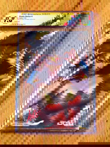 WONDER WOMAN #1 CGC SS 9.8 NM/M 2023 Signature Series signed Stanley Artgerm Lau