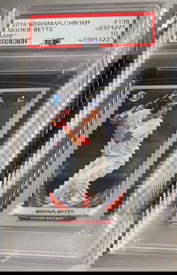 2014 Bowman Chrome Mookie Betts MINI PSA 10