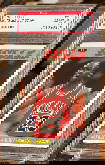 1987 Fleer Michael Jordan #59 Looks Flawless 