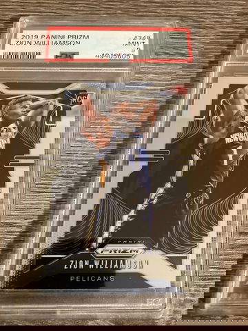 2019 Panini Prizm Zion Williamson Rookie PSA 9