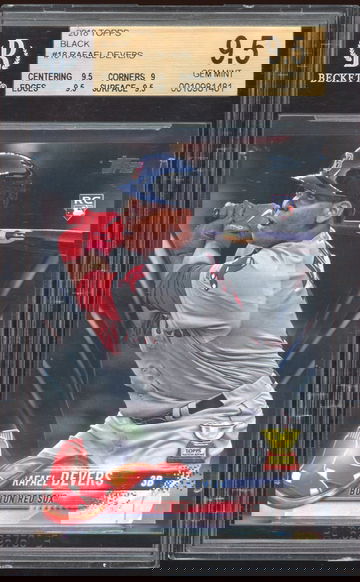 2018 Topps Rafael Devers black /67 RC pop 7