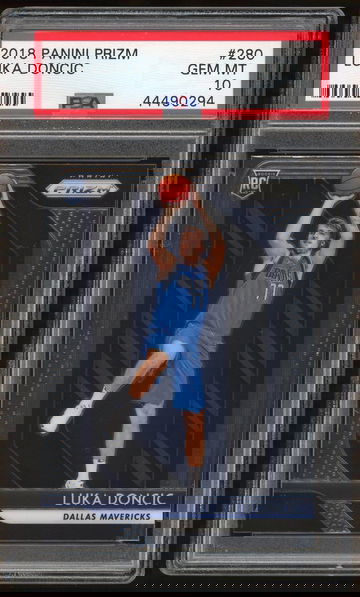 2018 Panini Prizm Luka Doncic PSA 10
