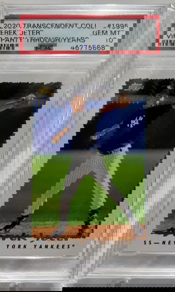 2020 Topps Transcendent Coll. VIP Through/Years /200 #1995 Derek Jeter 